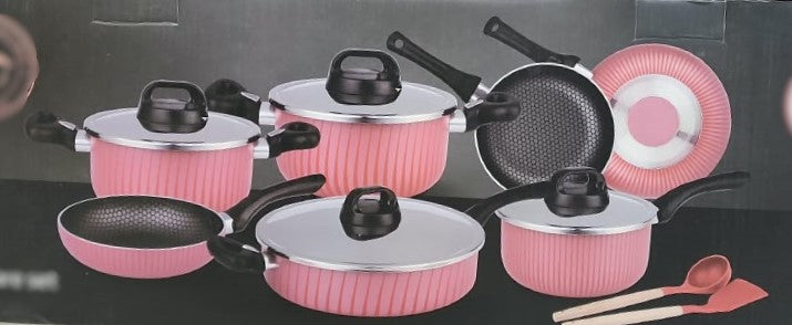 Heirloom Cookware Set 13Pieces Premium Aluminium