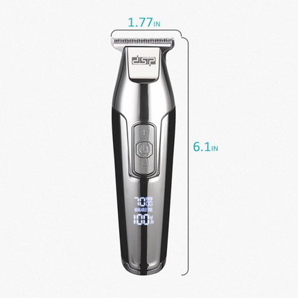 DSP men's shaver, continuous use up to 3 hours, black/gray, three levels of shaving 1 / 2 / 3, with 1 year warranty/90286