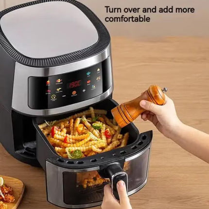 Silver Crest Air Fryer with LED Touch Screen And Rapid Air Convection Technology, 8L,2400W