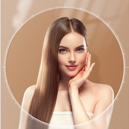 مجفف شعر وفرشاة فرد، 6 إعدادات لدرجة الحرارة (270-450 درجة فهرنهايت)، فرشاة فرد شعر سيراميكية أيونية سالبة للنساء، 11009