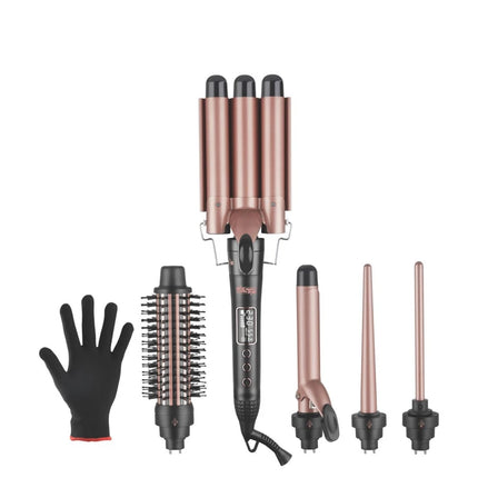 DSP 5-function hair curler set, model 20652