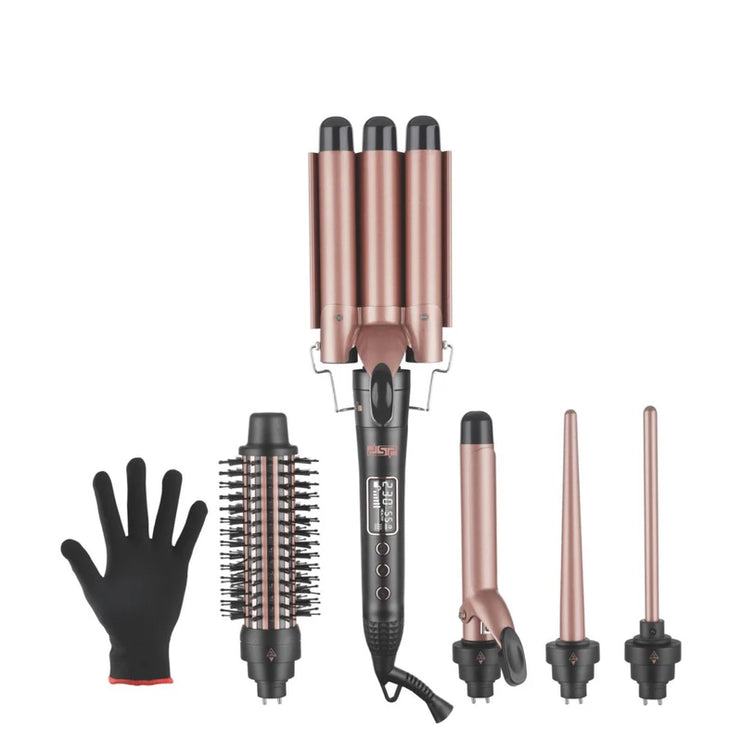 DSP 5-function hair curler set, model 20652