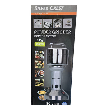 Silver Crest Powder Grinder Stainless Steel  (150G) 1000W