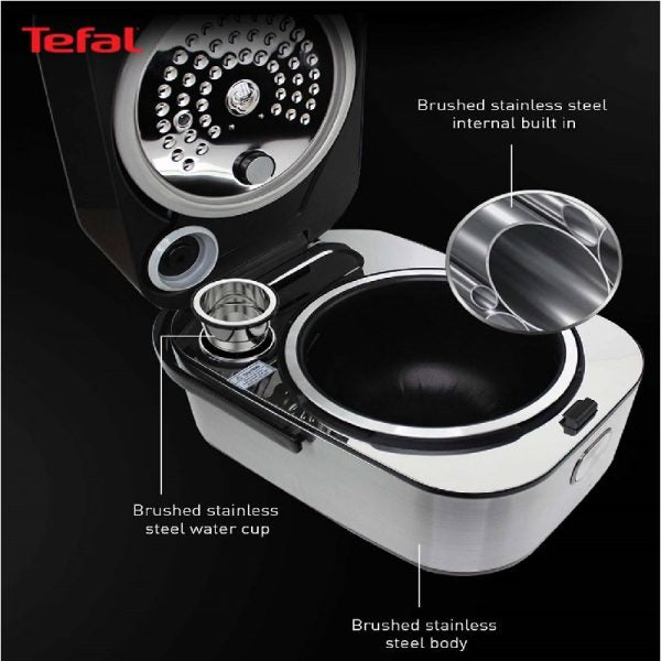 Tefal Rice Cooker Pro IH Steam - 1.8L 10 Cups,36 cooking programs,Power 1660 W