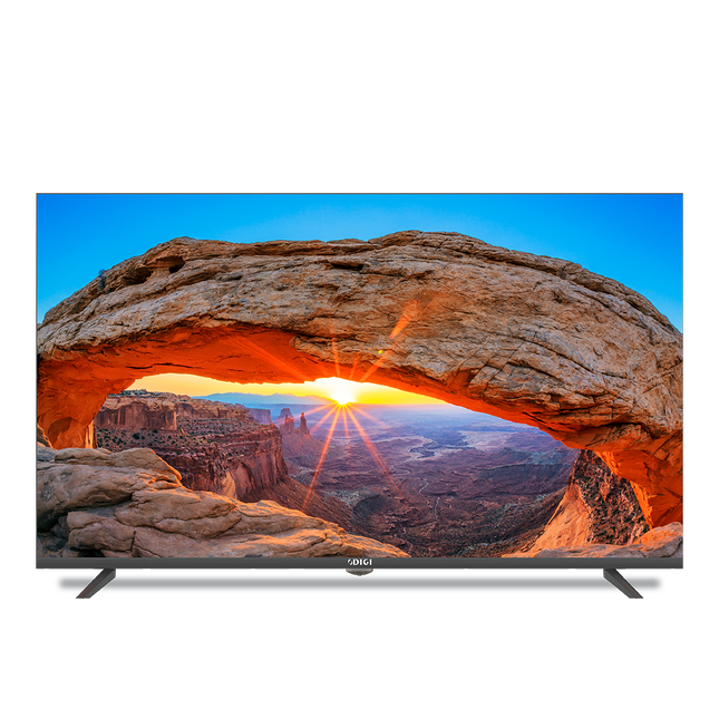 DIGI 43 Inches – FHD LED, Frameless Design, Dynamic Contrast, Built-in Receiver, HDMI/USB