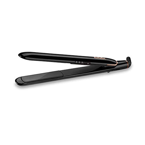 BaByliss Smooth Finish 230 Hair Straightener |Titanium Ceramic Plates For Efficient Straightening |Adjustable Temperature Settings For Versatile Styling |Salon-quality Results At Home| ST250SDE(Black)