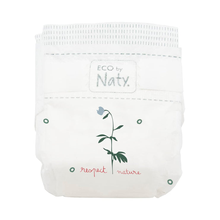 Eco by Naty Newborn Baby Diapers 25 Pieces Size 0 (4.5 kg or 11 lbs)