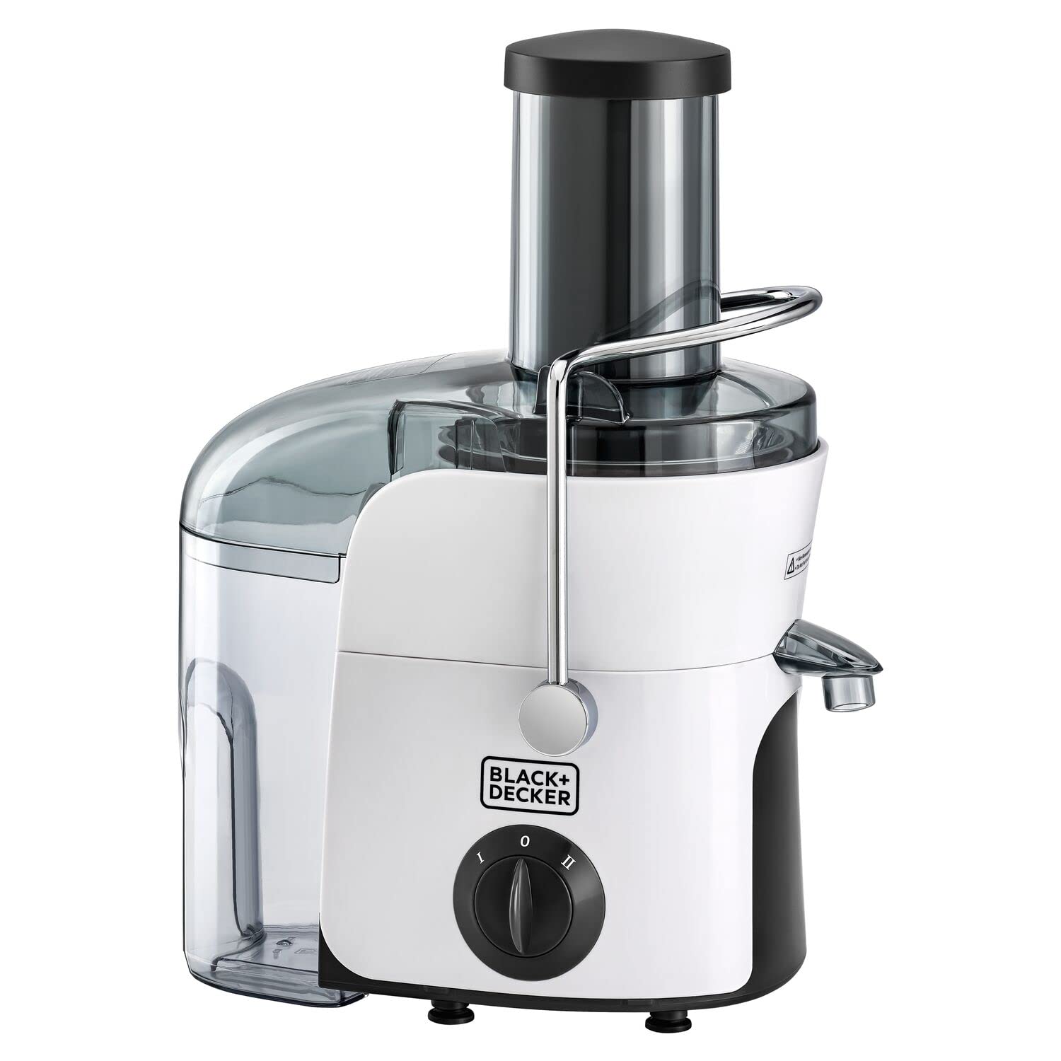 Black & Decker Juicer Extractor, 800W Power with Copper Motor, 500ml Juice collector, 1.5L Large pulp container, 2 Speed Control