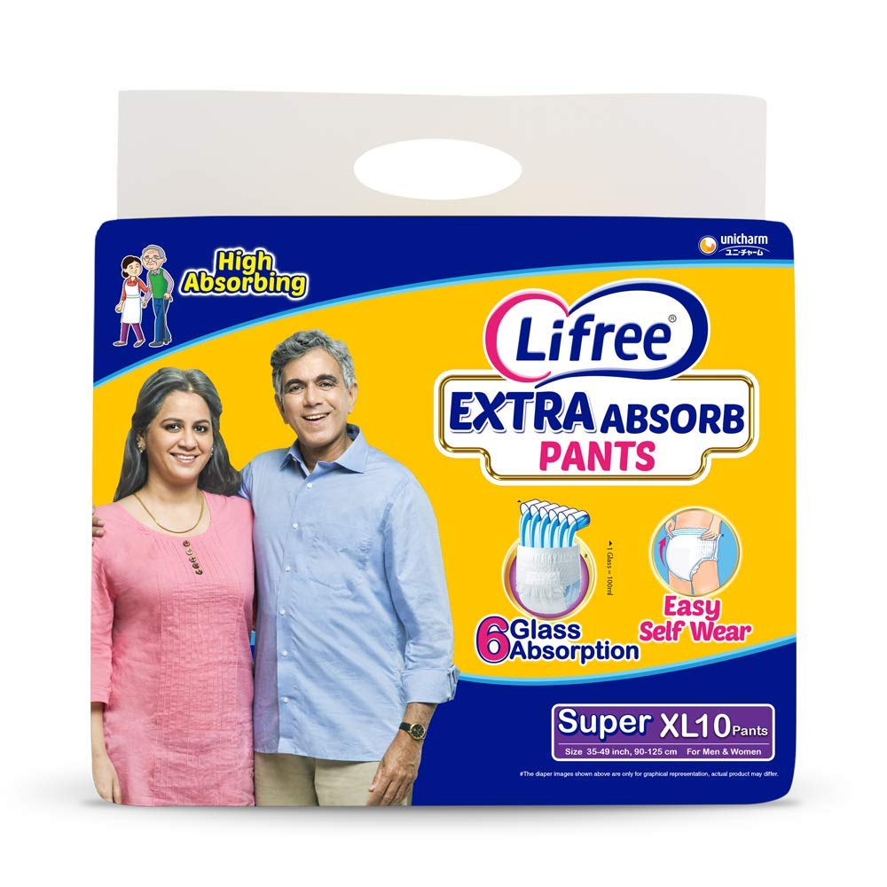 Lifree Extra Large Size Diaper Pants - 10 Count