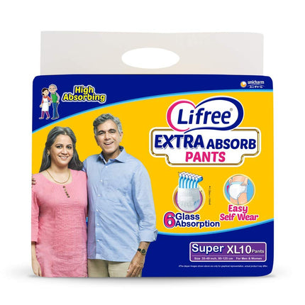 Lifree Extra Large Size Diaper Pants - 10 Count