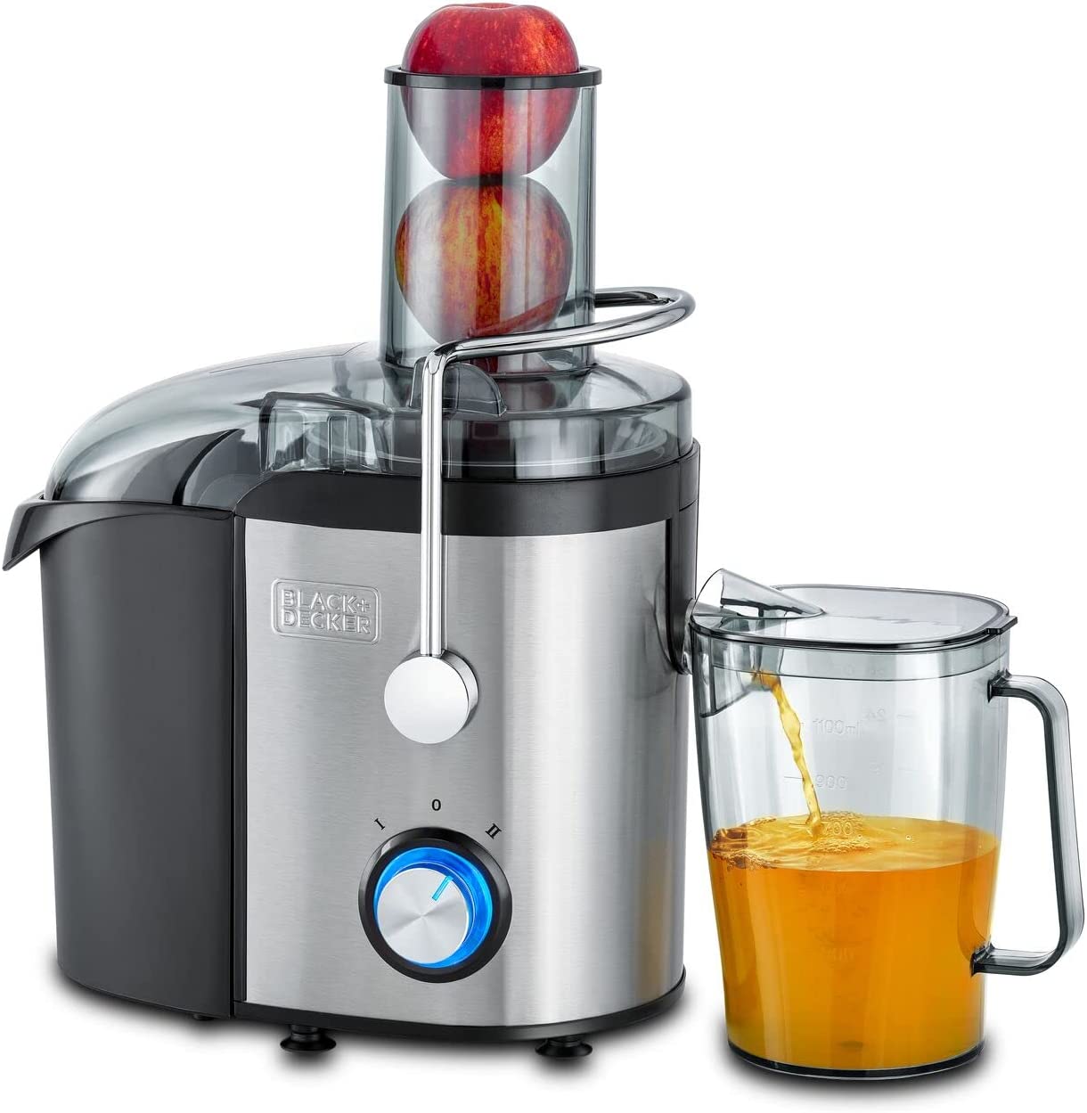 BLACK+DECKER Juice Extractor 800W 1.7L عصارة فواكه من بلاك + ديكر