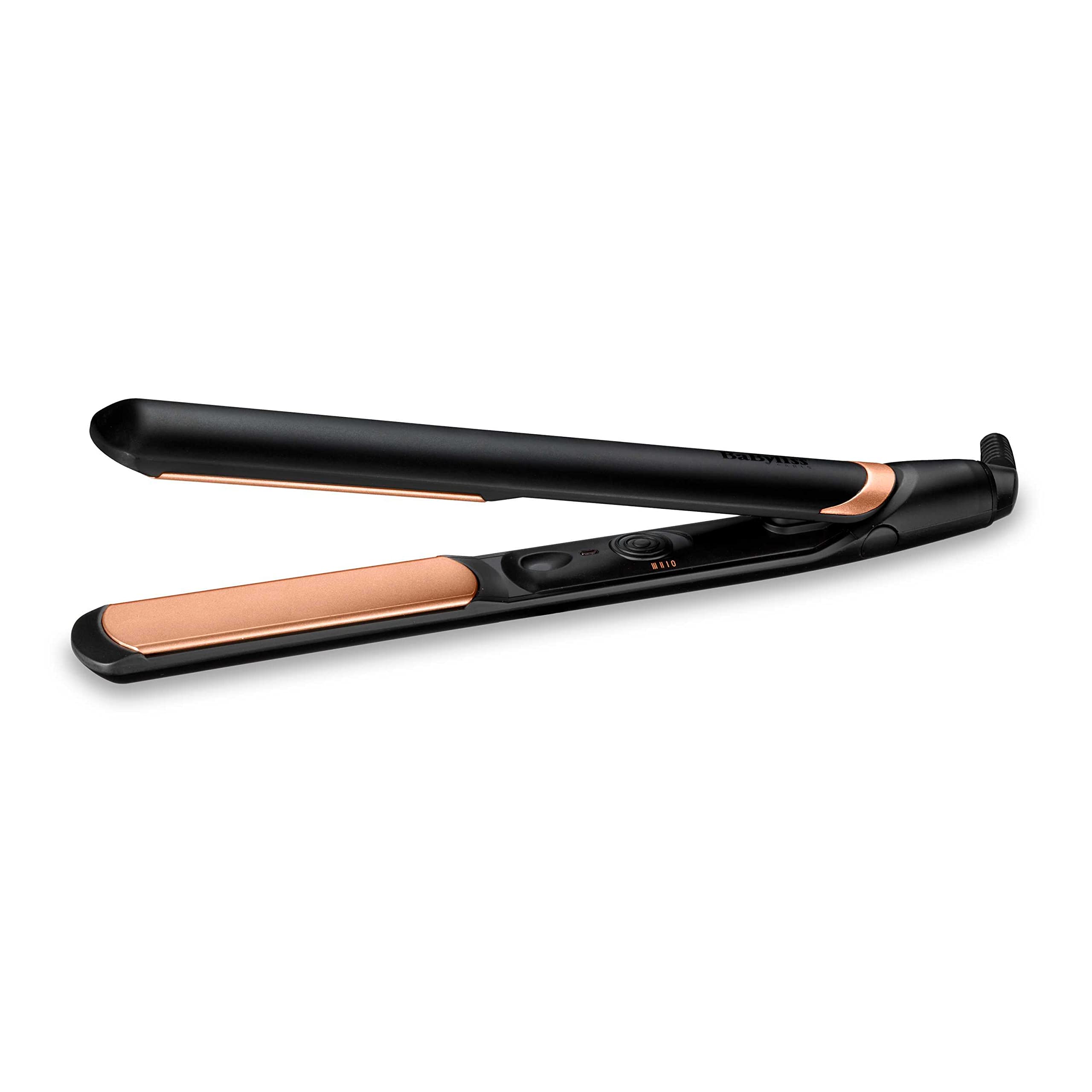 BaByliss Hair Straightener | 28mm Wide Plates For Efficient Styling | Advanced Ceramic And Nano Quartz Technology Wih Fast Heat-up Time | Lightweight And Ergonomic Design | ST598SDE(Black )