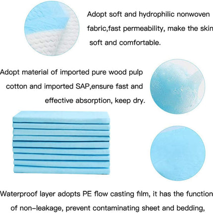 Smurfs Disposable Changing Mat, Piece Of 100, Nappy Pad, Pet Changing Pad, Pet Training Pad, Baby Diaper Mat, Nappy Pad Pet Training Pad, Blue