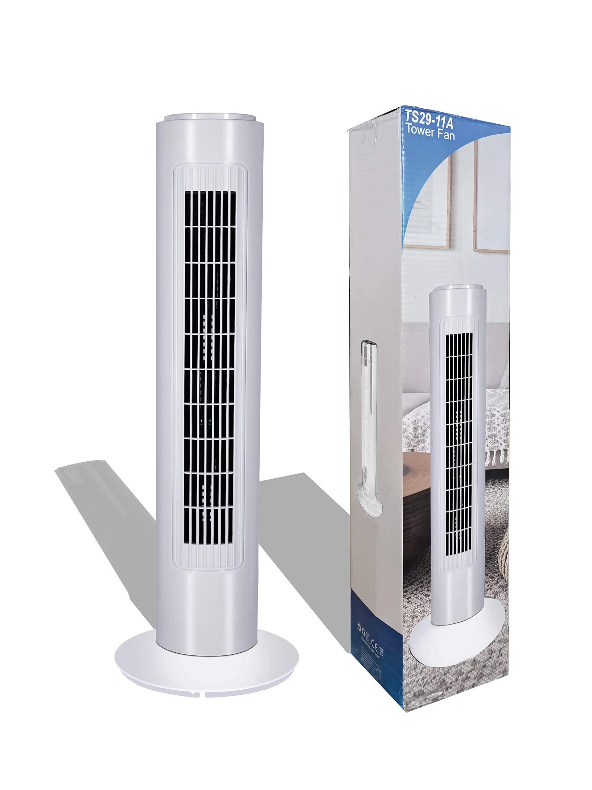 Milton Tower Fan 29 Inch With Remote Control 1500 RPM Speed  Model - FT/TX7 - 1 Year Full Warranty.