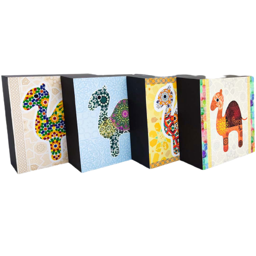 Home Center 4-Piece Square Canvas Art Collection